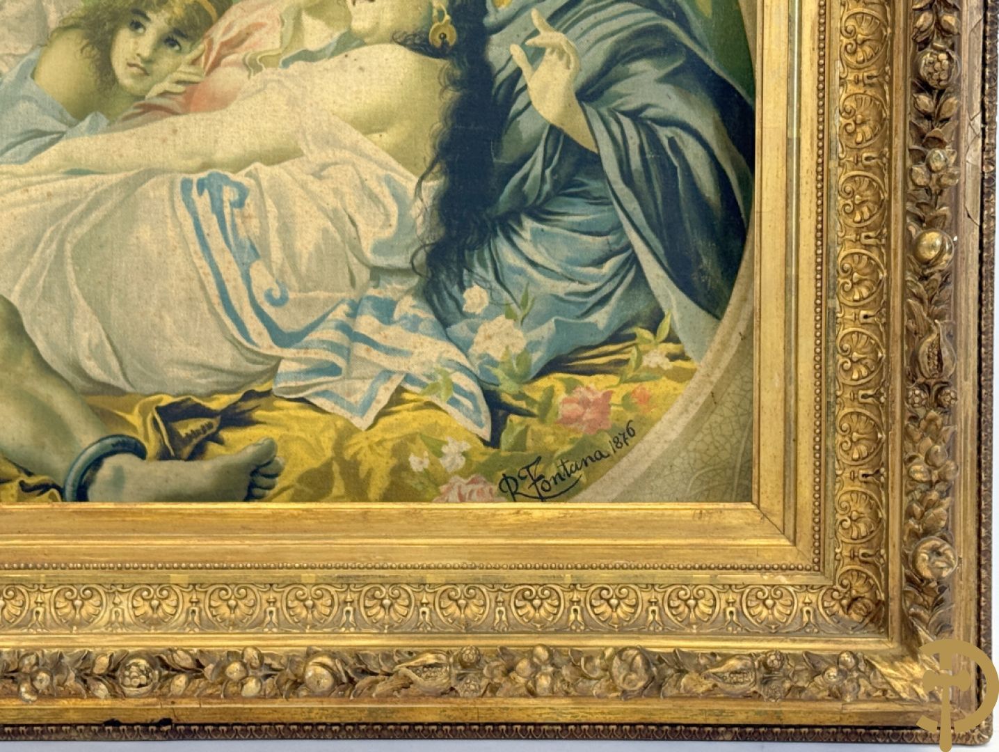 FONTANA R. getekend 1876 
