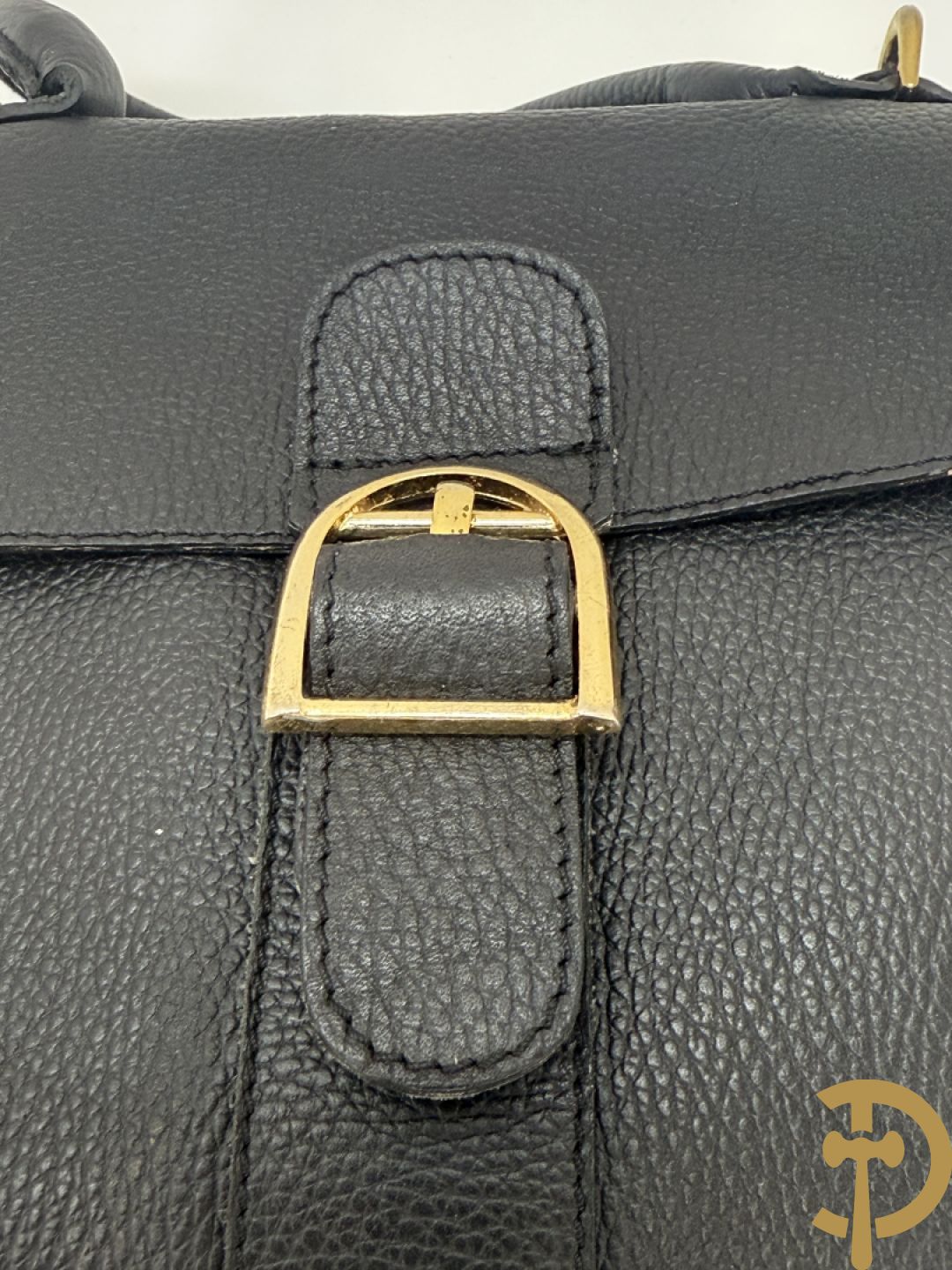 Zwarte en cognackleurige replica Delvaux handtassen