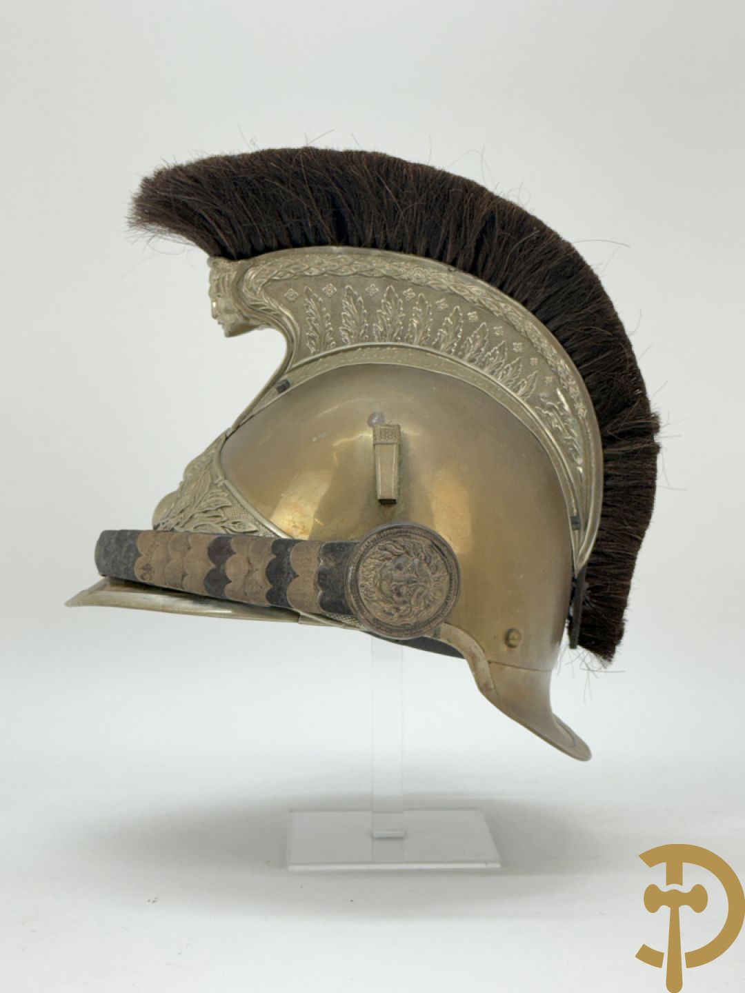 Koperen helm gendarme, model 1912