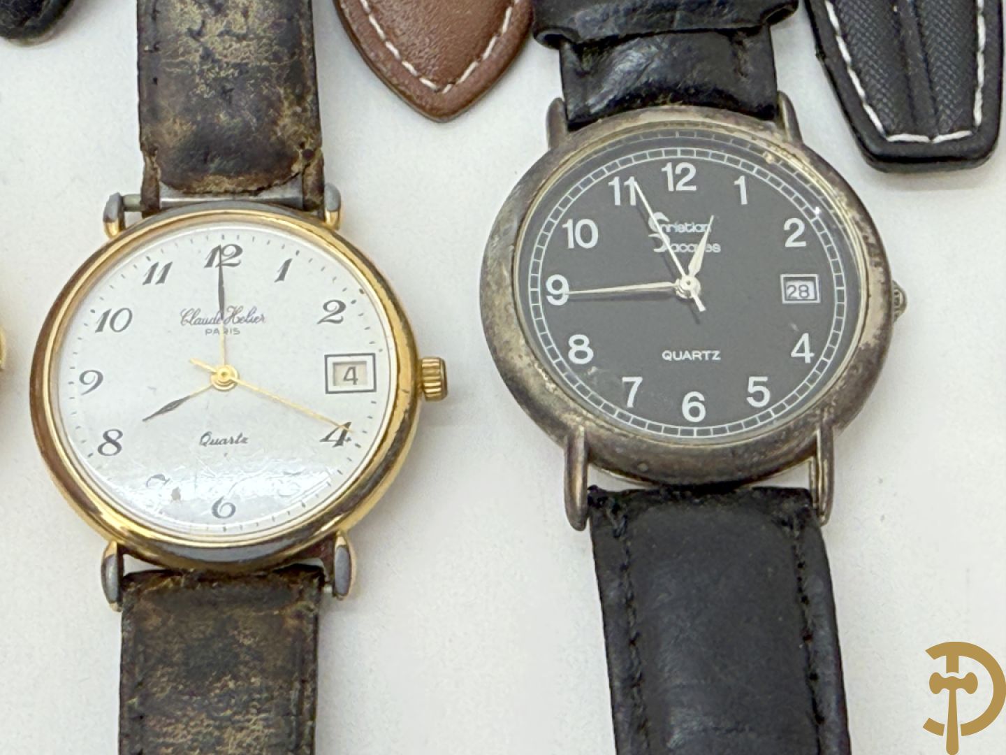 17 herenpolsbanduurwerken Tissot, Festina e.a.