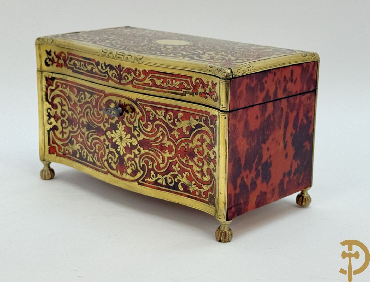 Theebox met koper en schildpad, Napoleon III