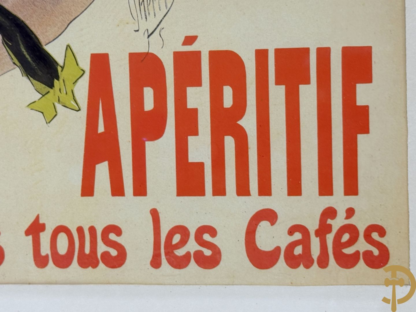Drie ingelijste reclames/affiches 
