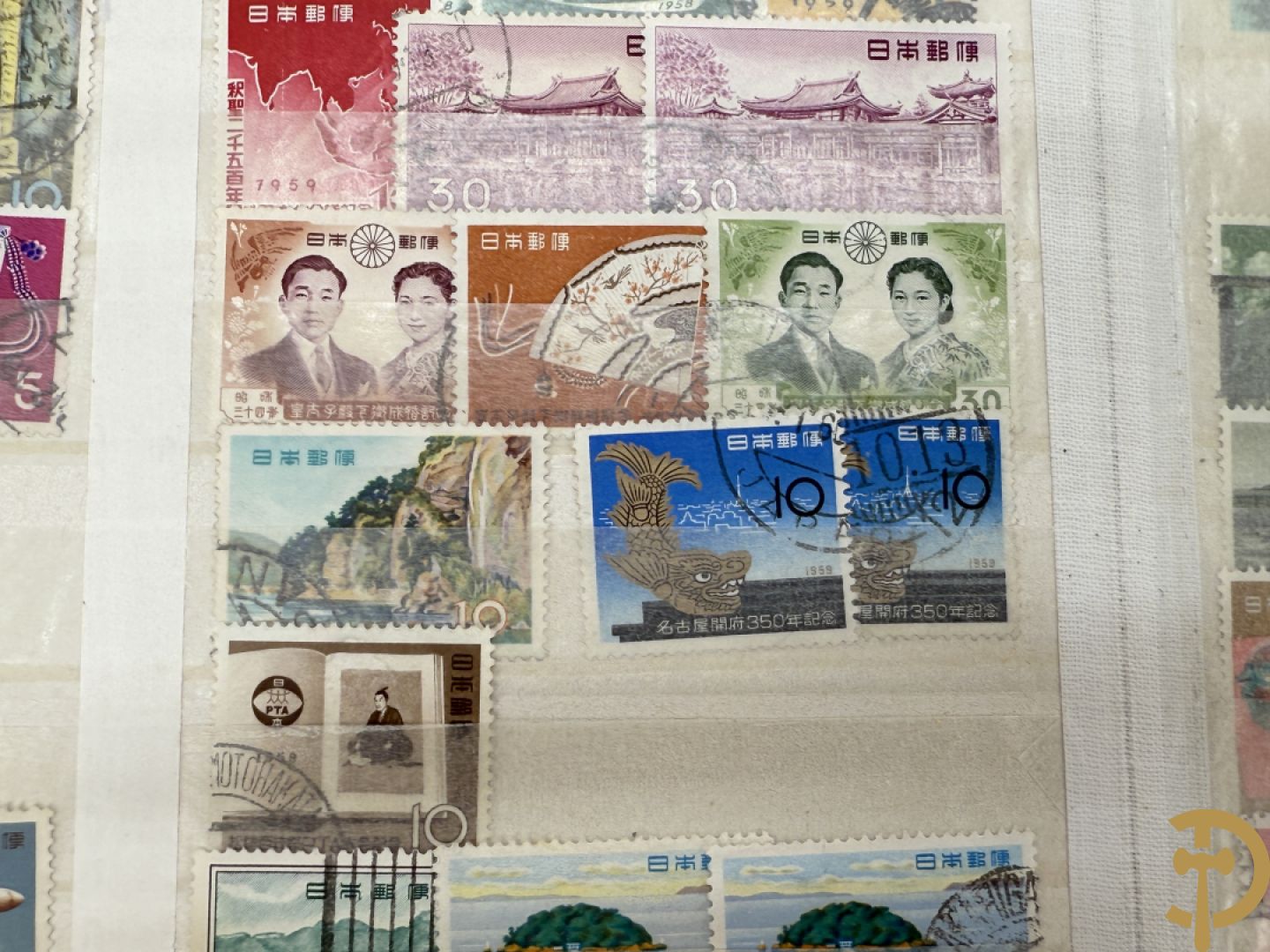 10 postzegelalbums van o.a. Duitsland, Congo, België, ... - Heel divers met veel zeldzame zegels