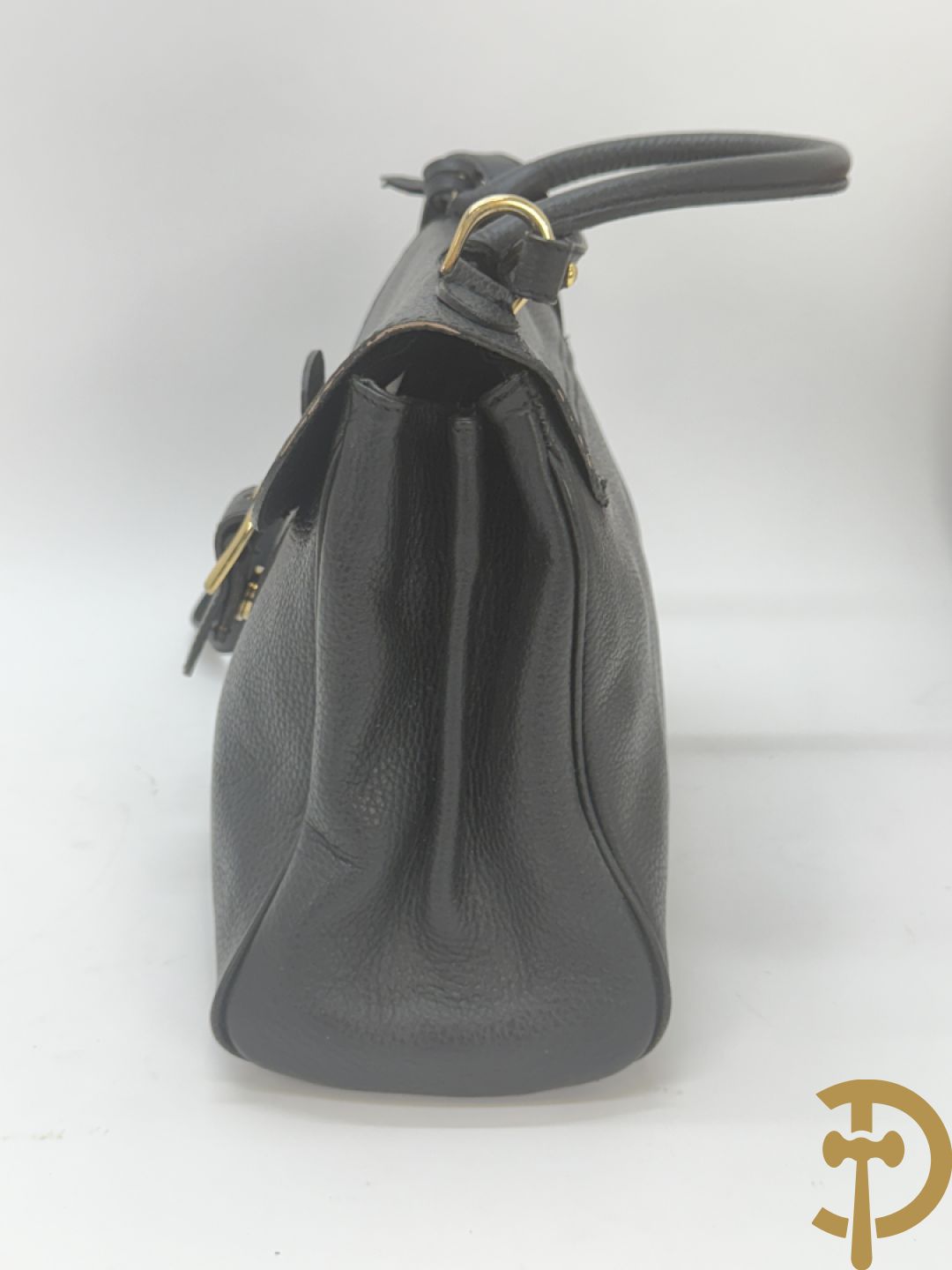 Zwarte en cognackleurige replica Delvaux handtassen