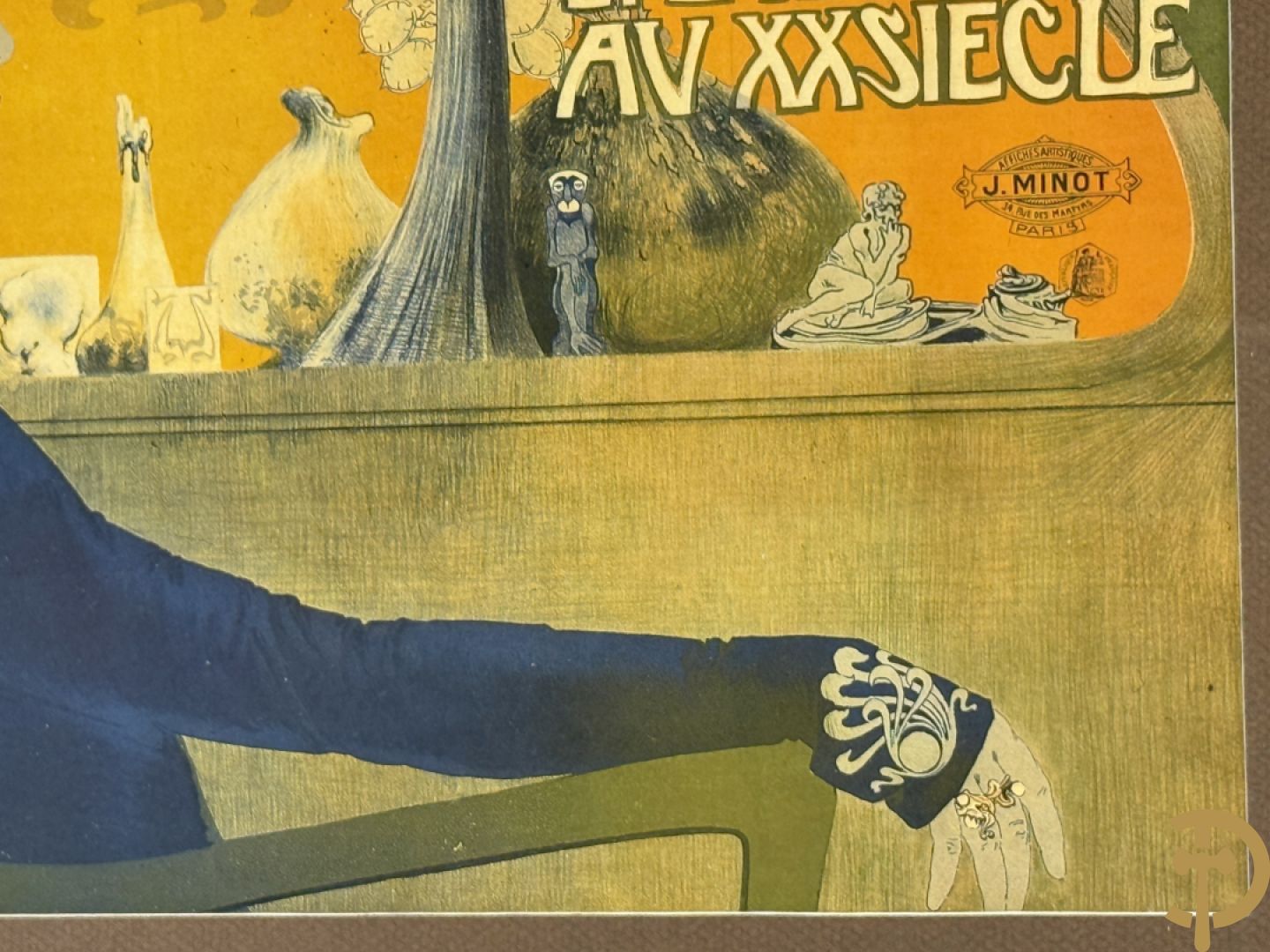 Drie ingelijste reclames/affiches 