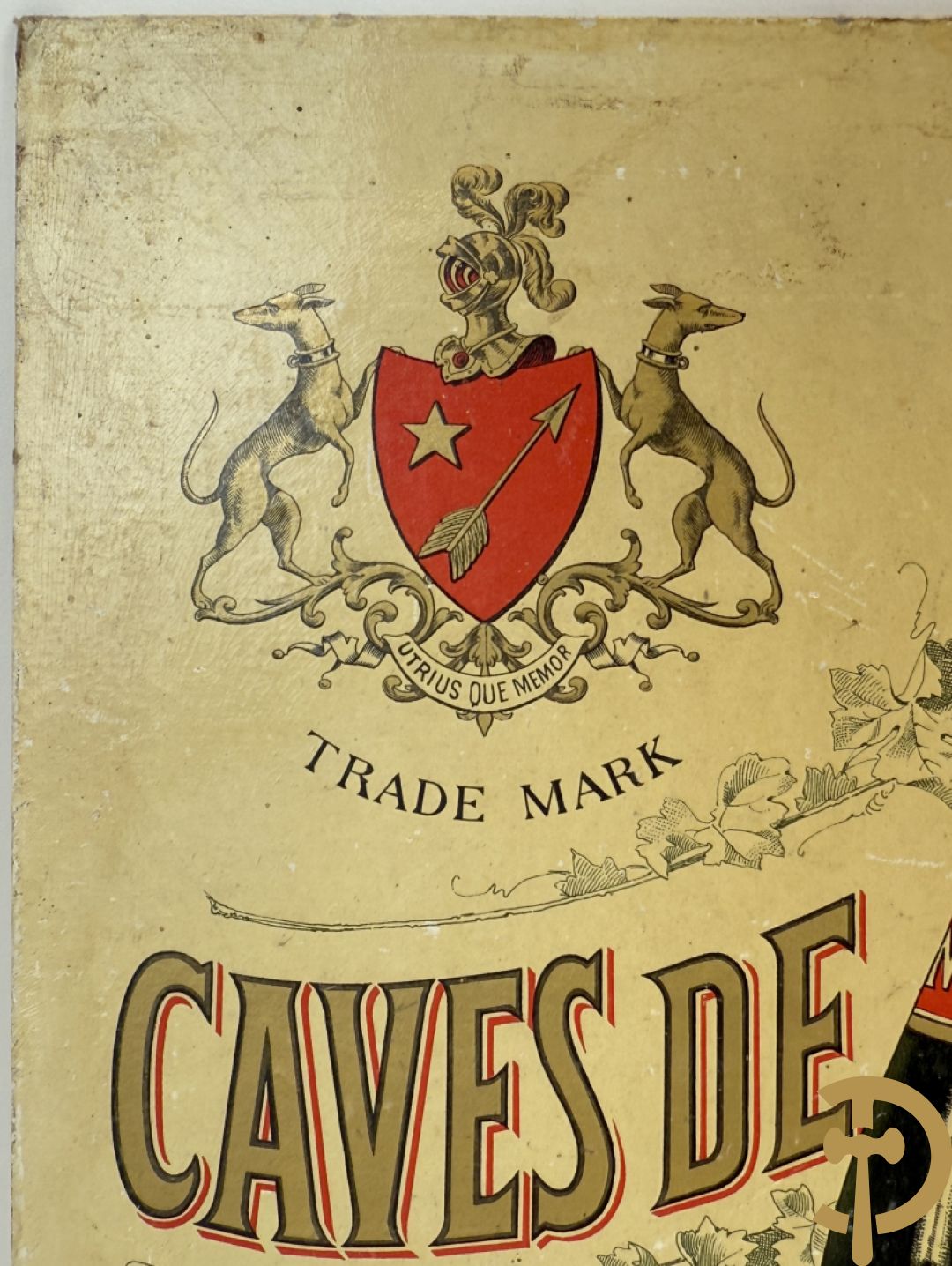 Lot kartonnen publiciteitsmateriaal o.a. Zan door Bernard Carant/Paris, G.ve Tessier Fils door Max Sidaine en Biscottes Reinette