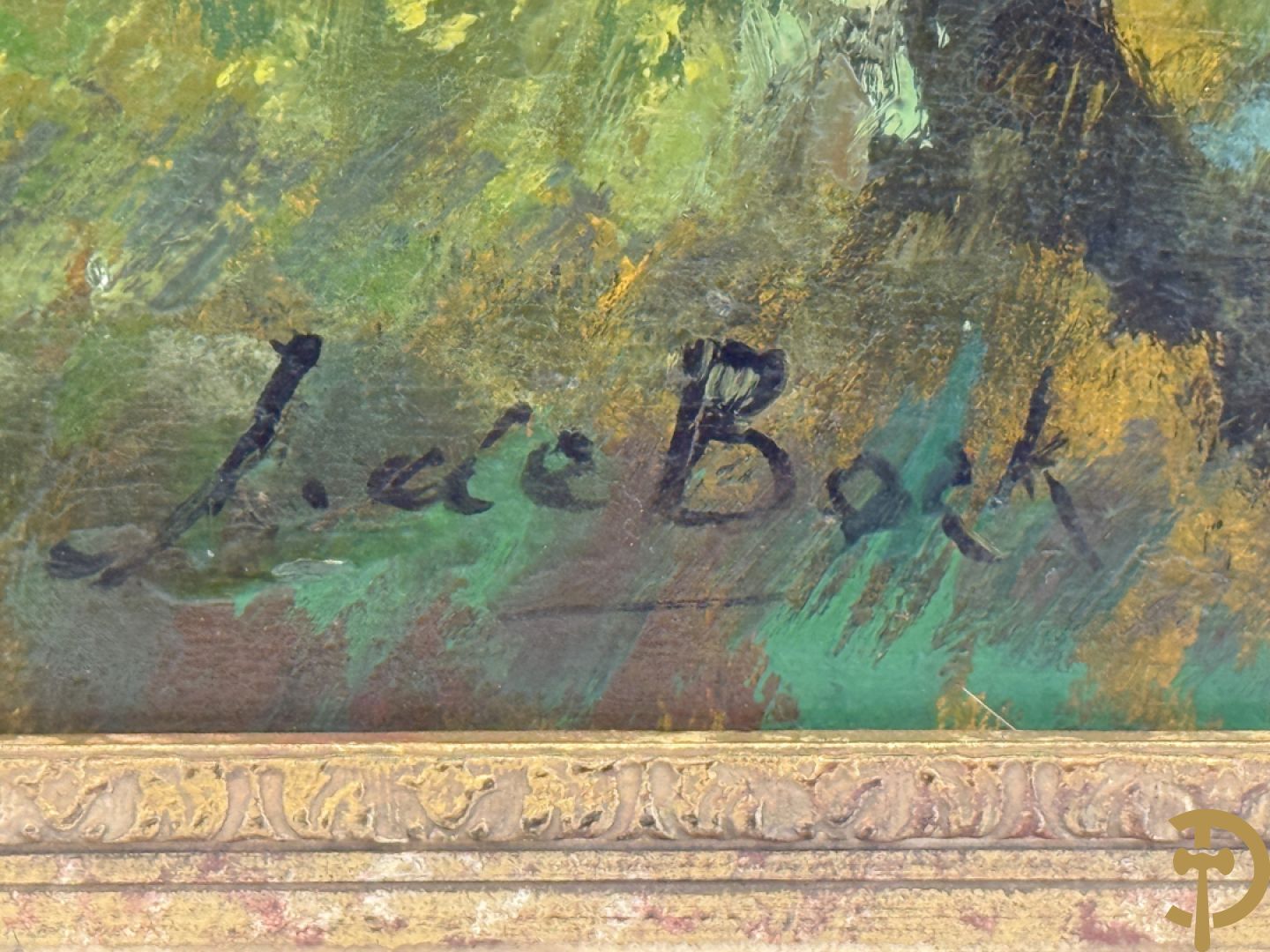 DE BOCK L. getekend 
