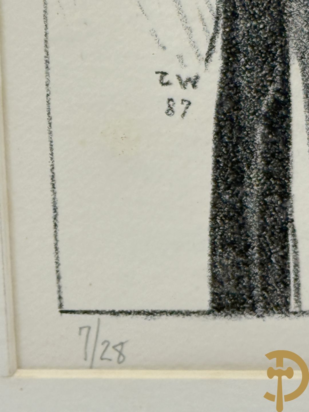 WITTEVRONGEL getekend en gedateerd 