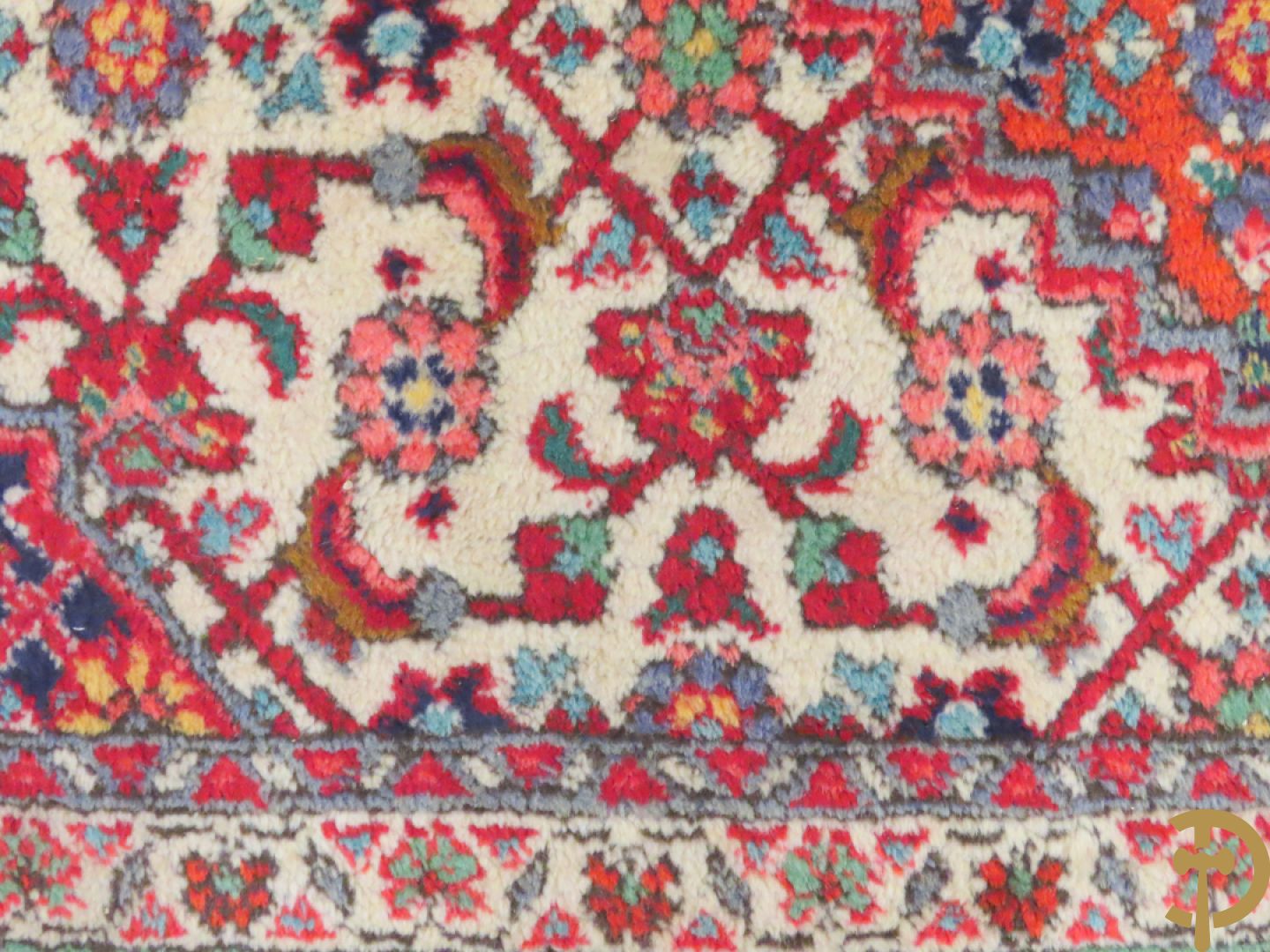 Oosters handgeknoopt tapijt Tabriz