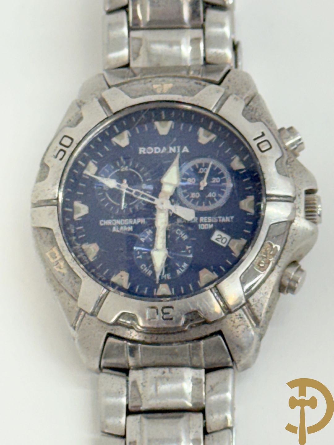 Drie polshorloges Rodania + 4 zakhorloges w.o. Roskopf en Roamer