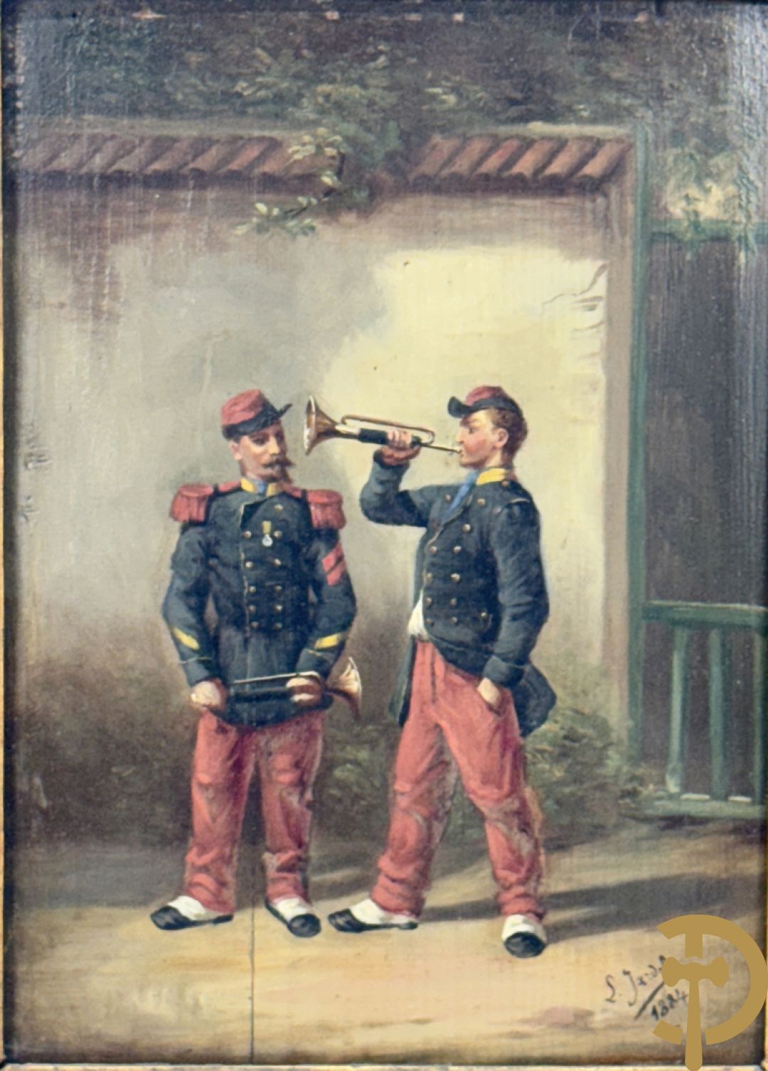 JARDEL L. getekend 1884 