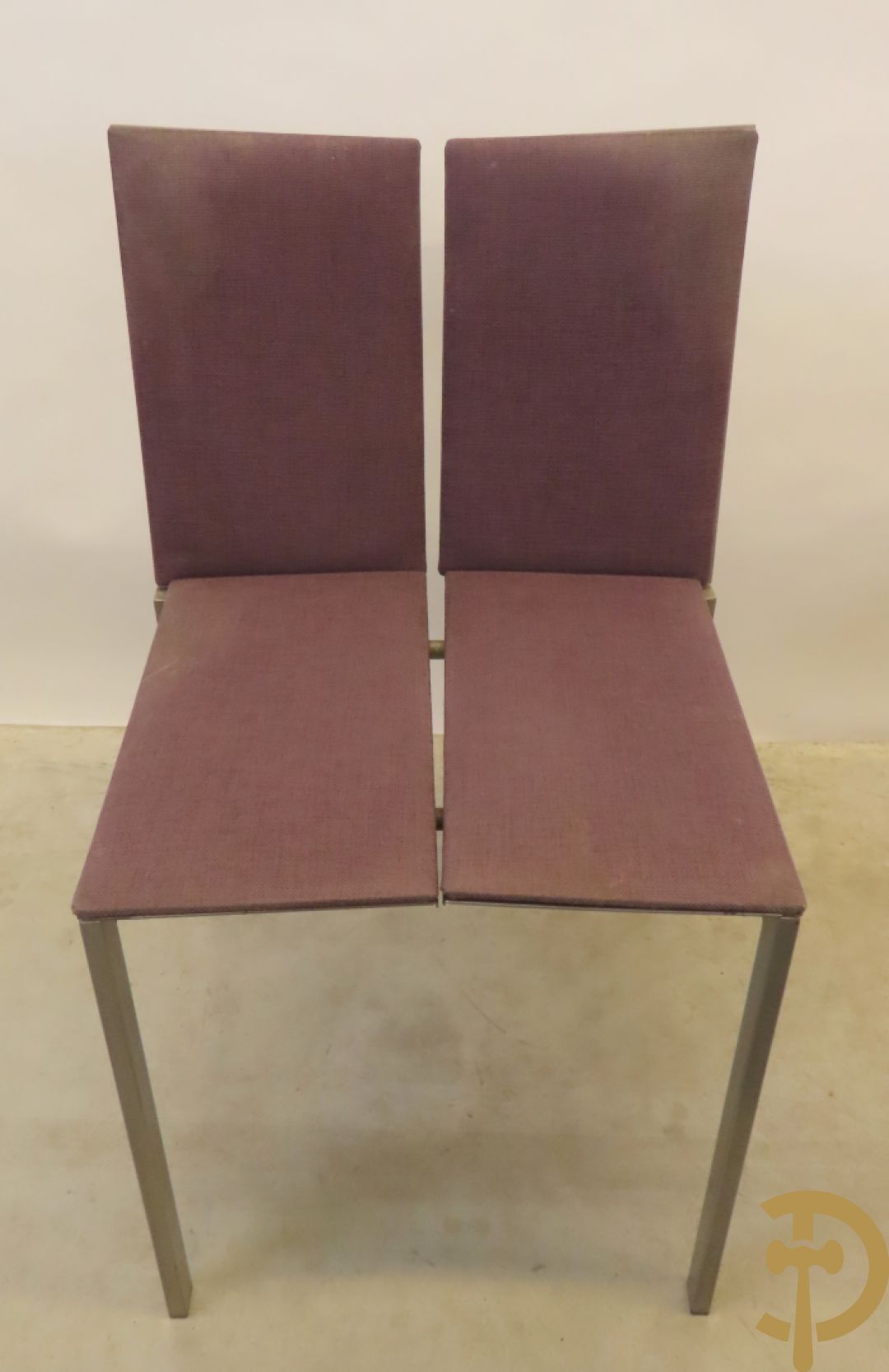 Set van zes design stoelen 