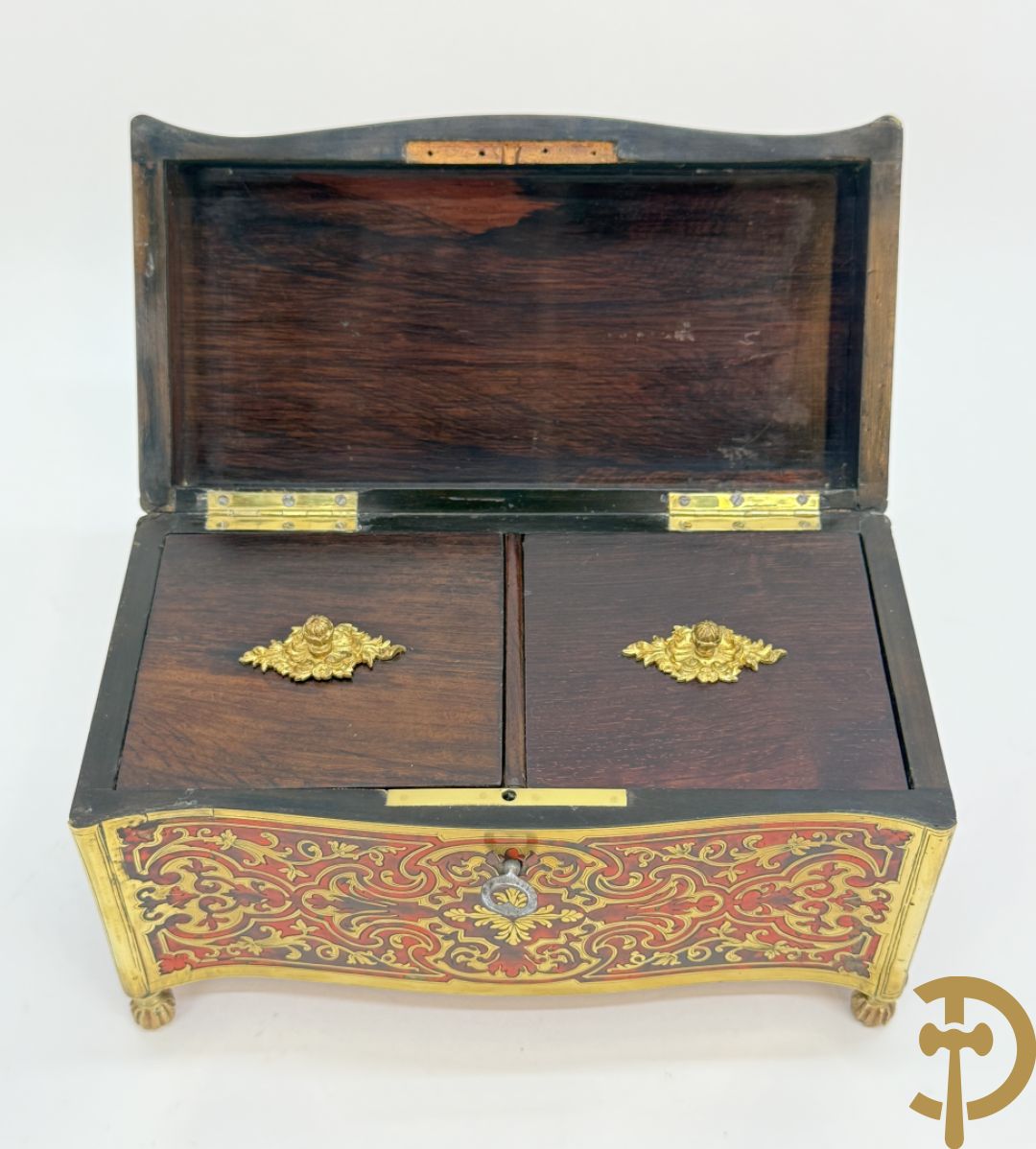 Theebox met koper en schildpad, Napoleon III