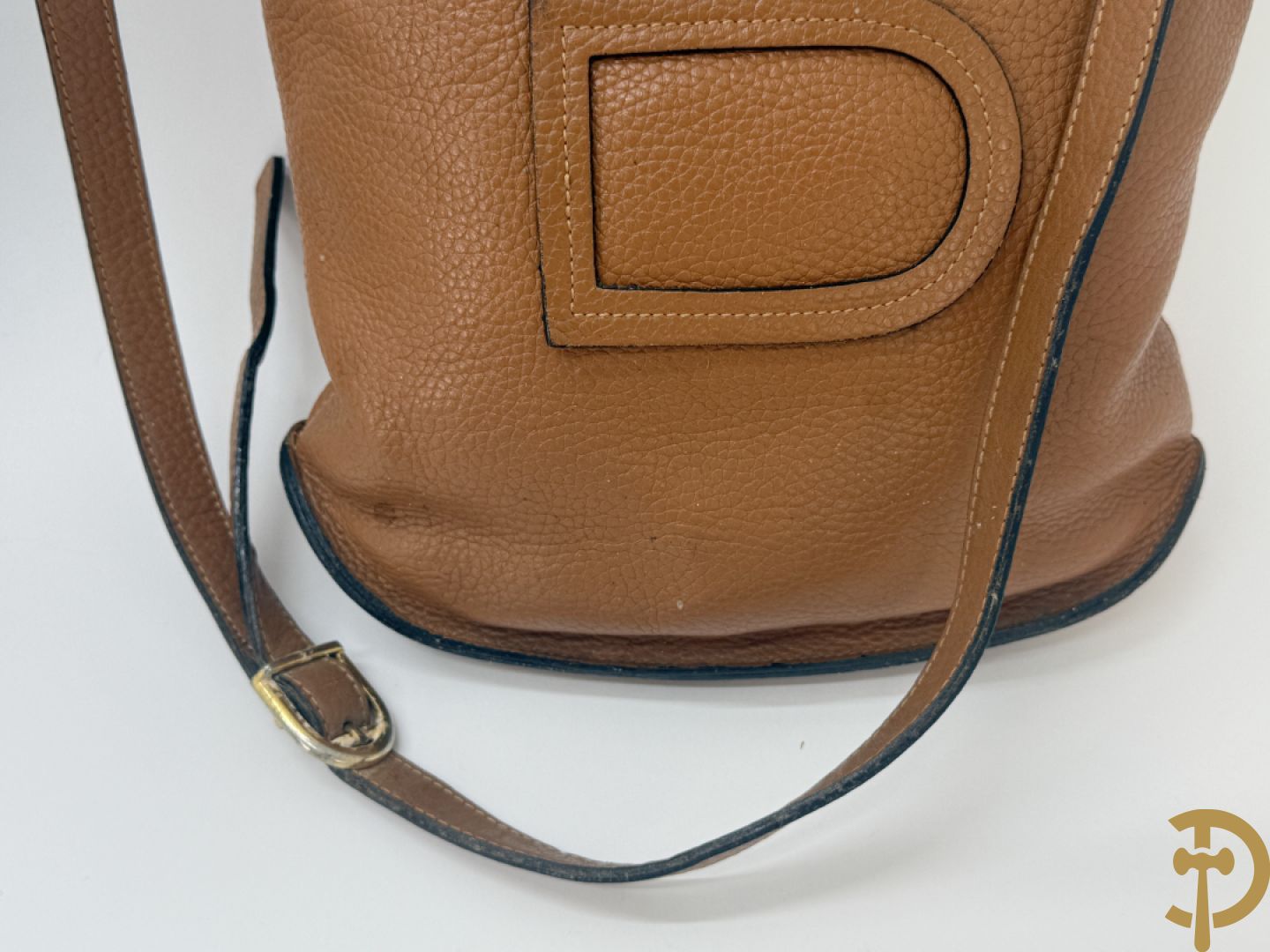 Zwarte en cognackleurige replica Delvaux handtassen