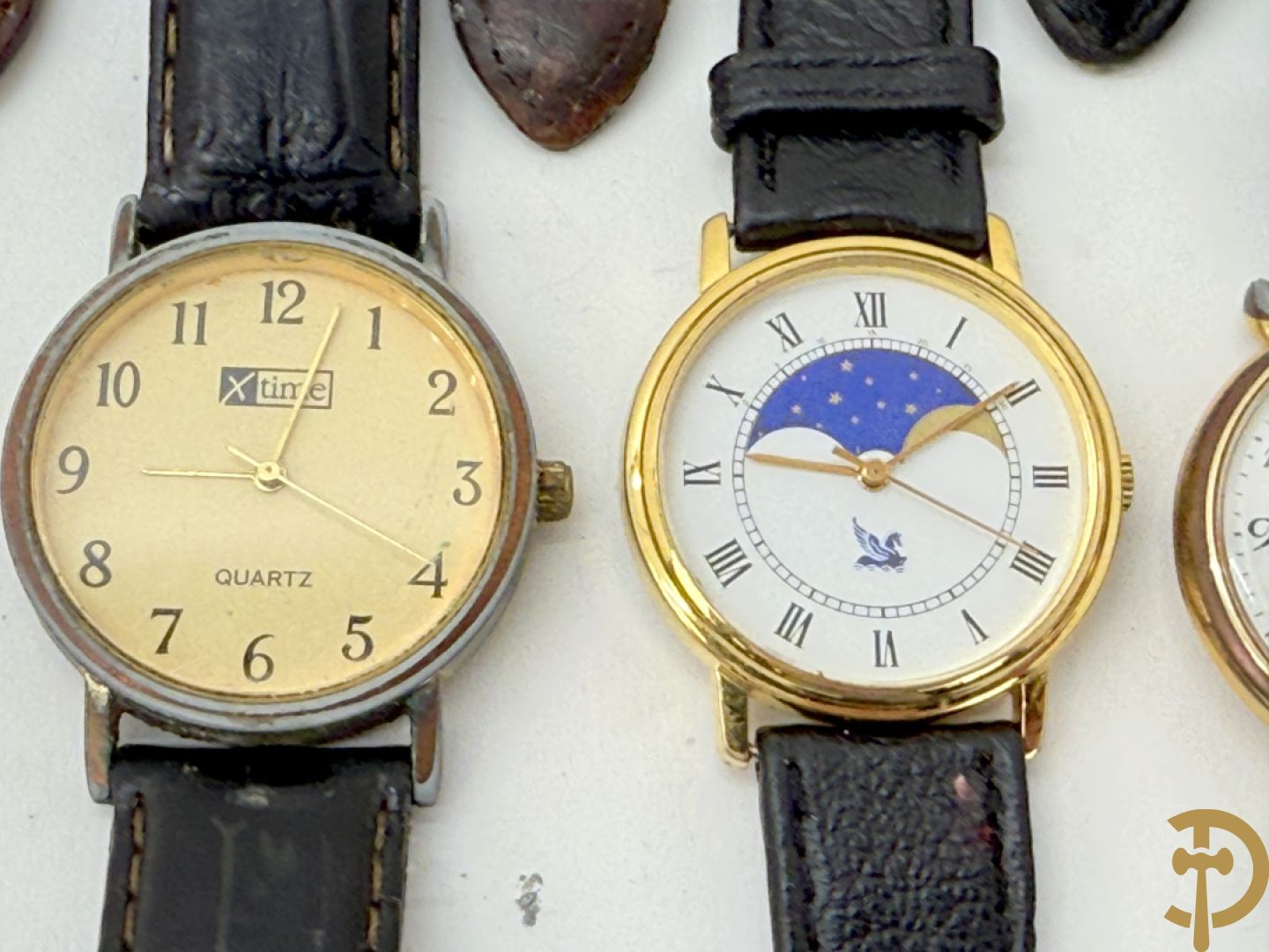 17 herenpolsbanduurwerken Tissot, Festina e.a.