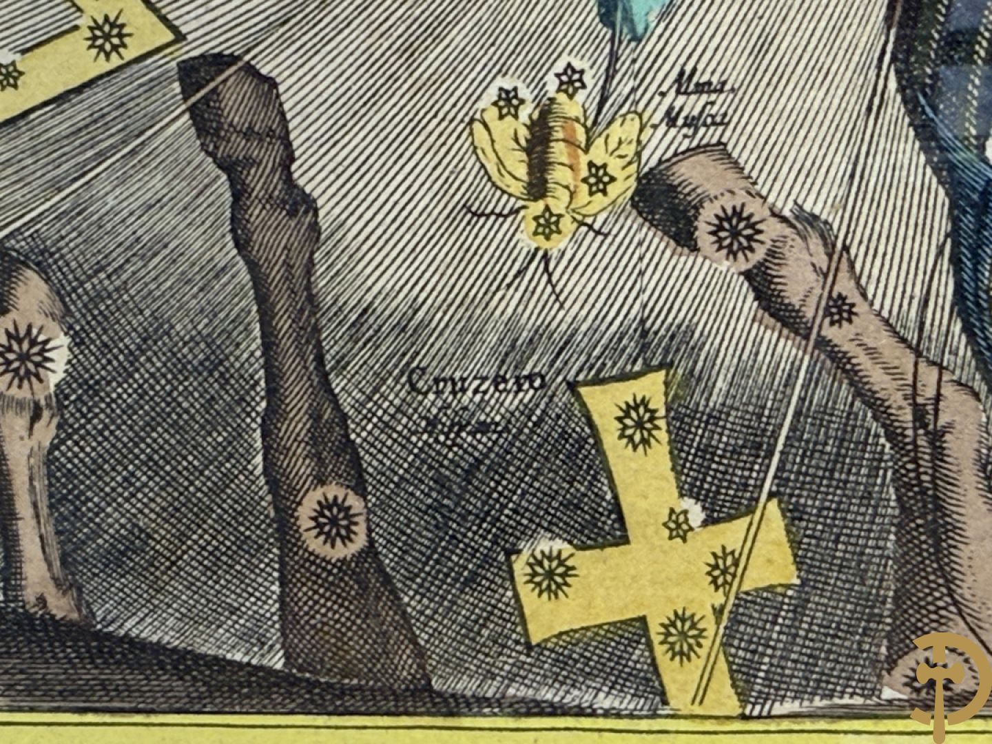 HONDIUS Hendricus 1661 getekend 