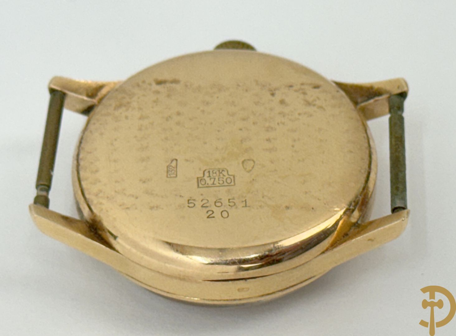 Vintage herenuurwerk Chronographe Suisse met gouden kast, jaren 