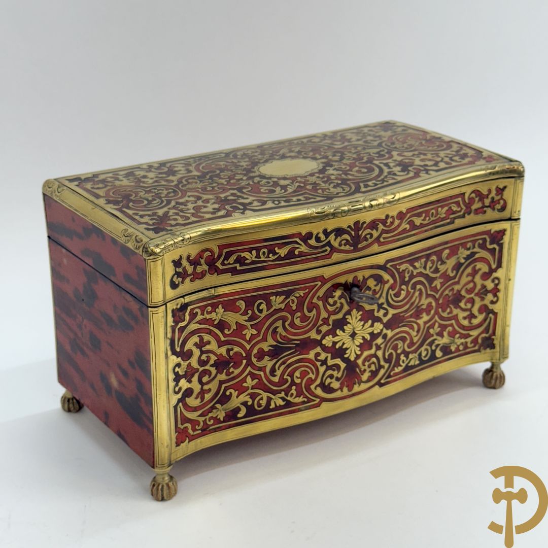 Theebox met koper en schildpad, Napoleon III