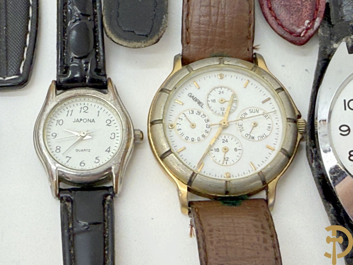 17 herenpolsbanduurwerken Tissot, Festina e.a.