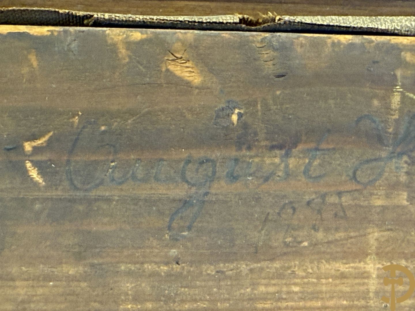 A.H. 1885 gemonogrammeerd rechts onder (August Hörter) 