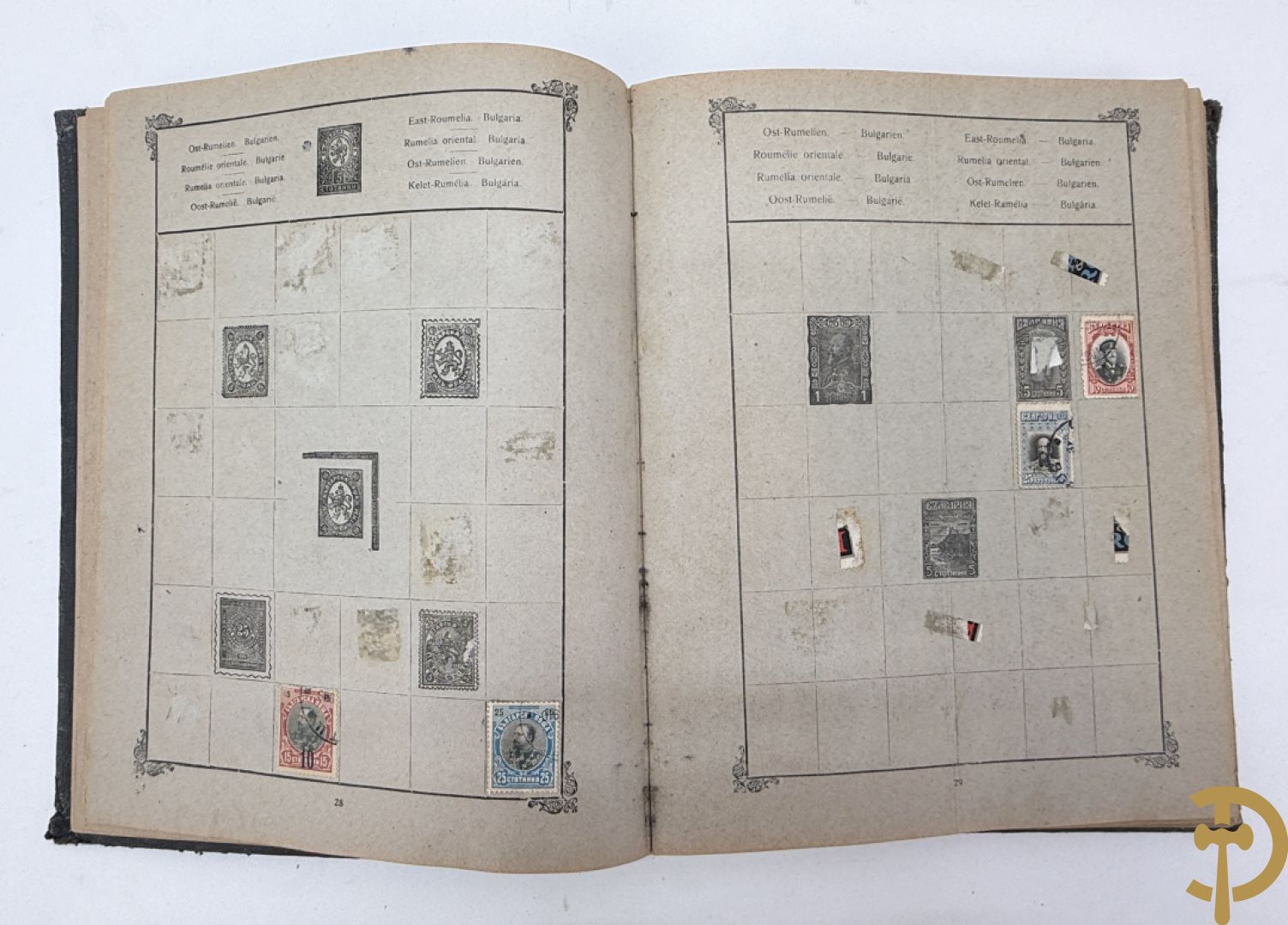 10 postzegelalbums van o.a. Duitsland, Congo, België, ... - Heel divers met veel zeldzame zegels