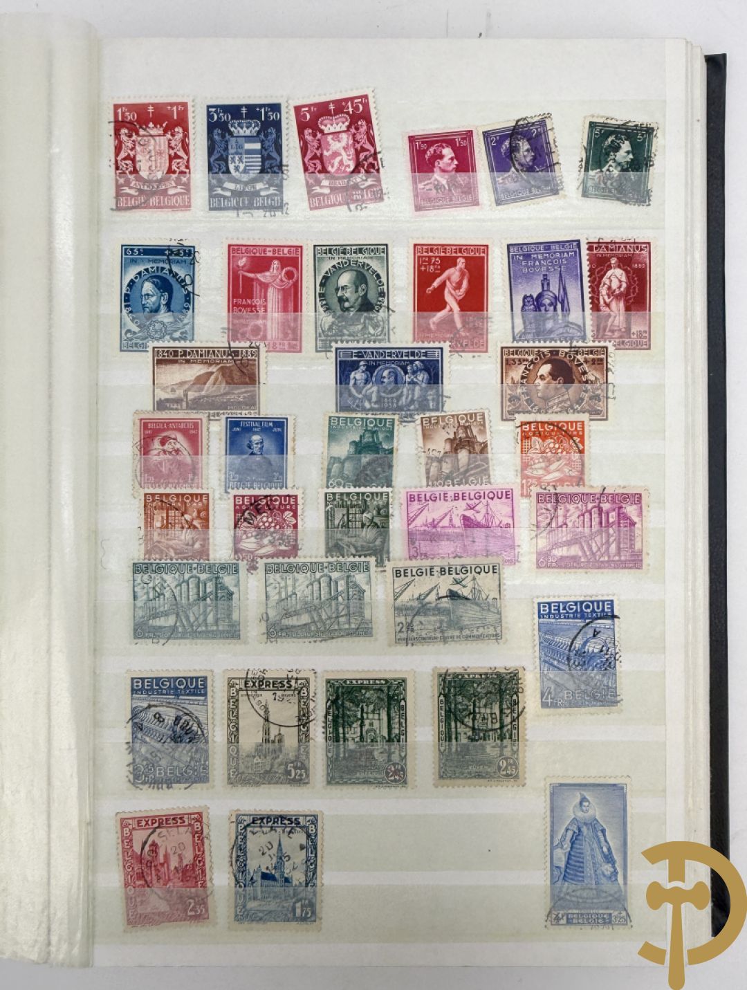 10 postzegelalbums van o.a. Duitsland, Congo, België, ... - Heel divers met veel zeldzame zegels