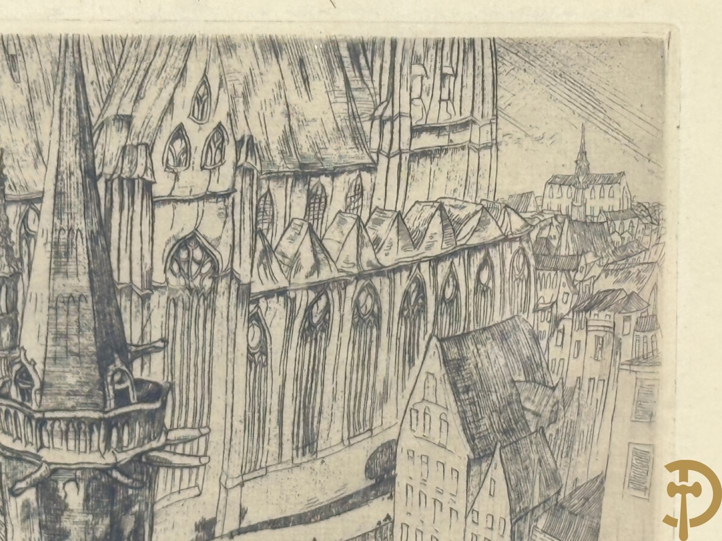 DEBRUYCKER J. getekend Gand 
