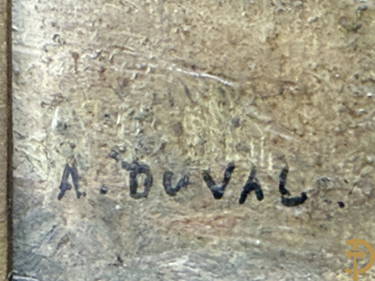 DUVAL A. getekend 