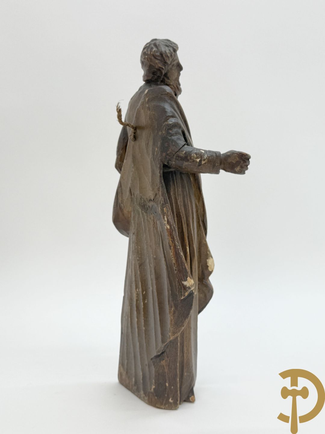 Paar houtsculpturen van evangelisten