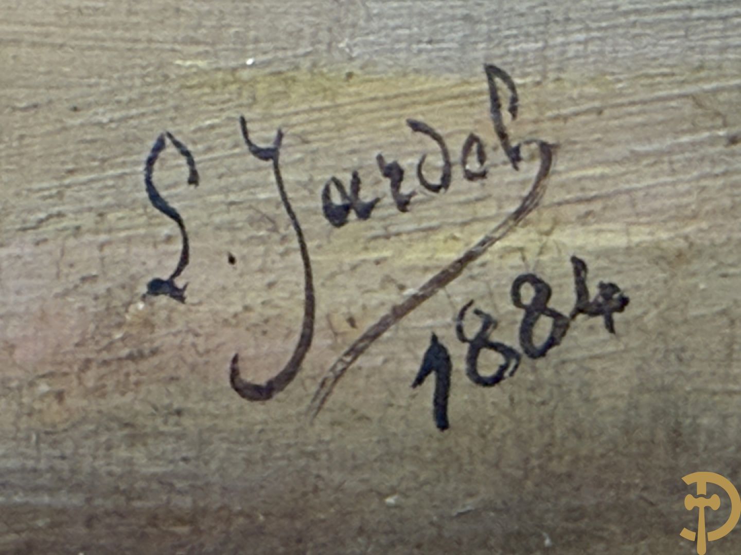 JARDEL L. getekend 1884 