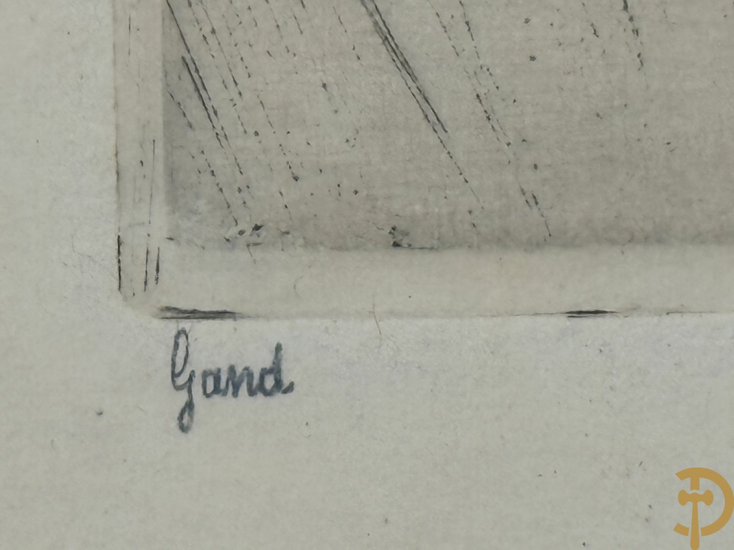 DEBRUYCKER J. getekend Gand 