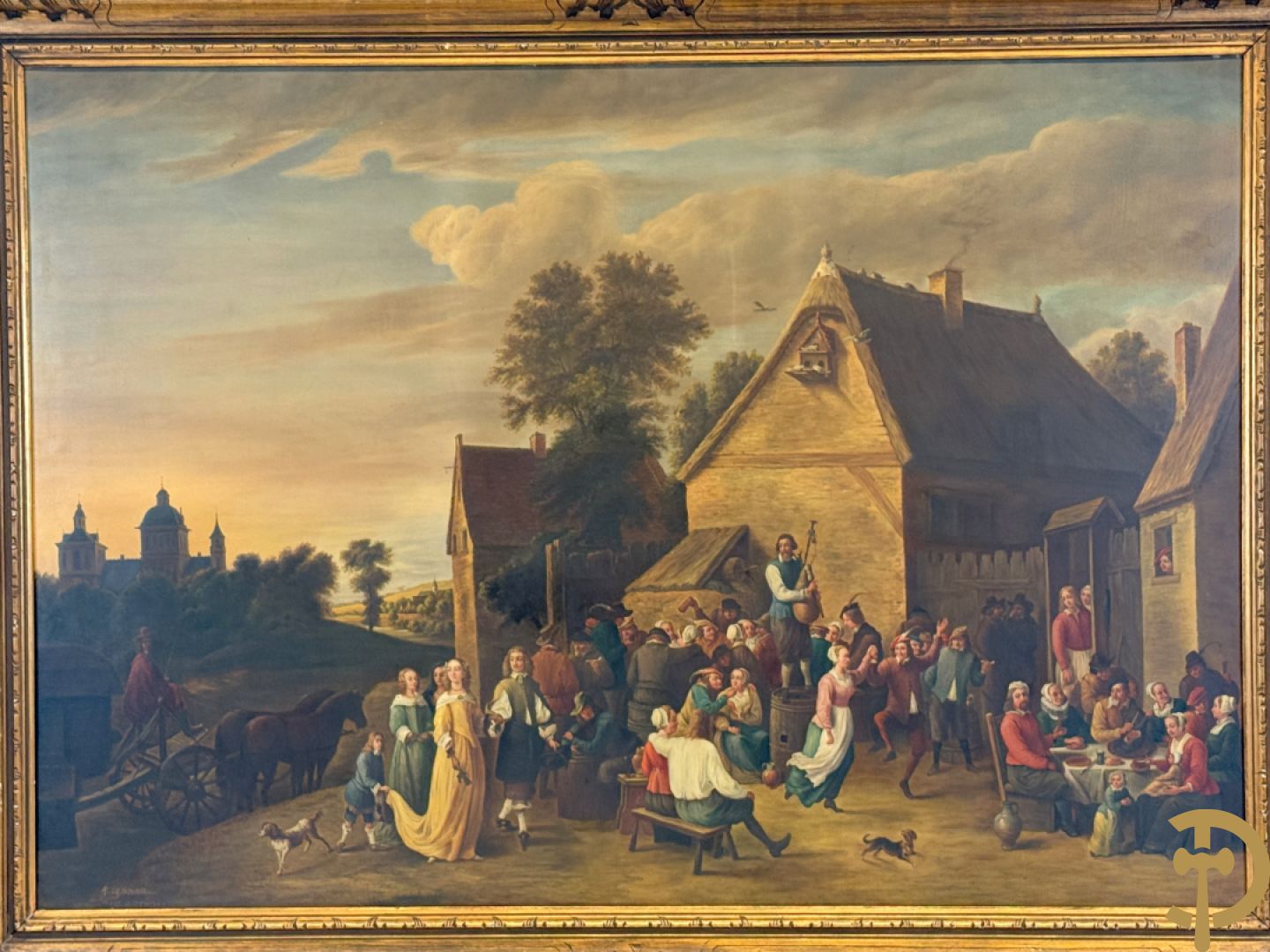 LANNOO A. getekend naar D. Teniers 