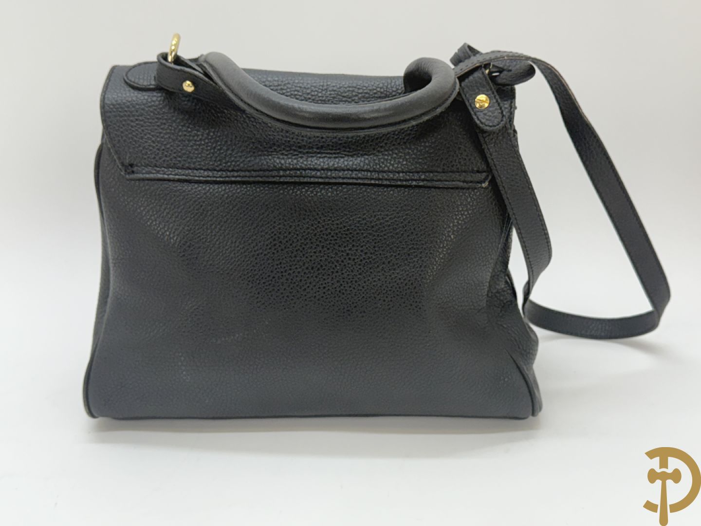 Zwarte en cognackleurige replica Delvaux handtassen