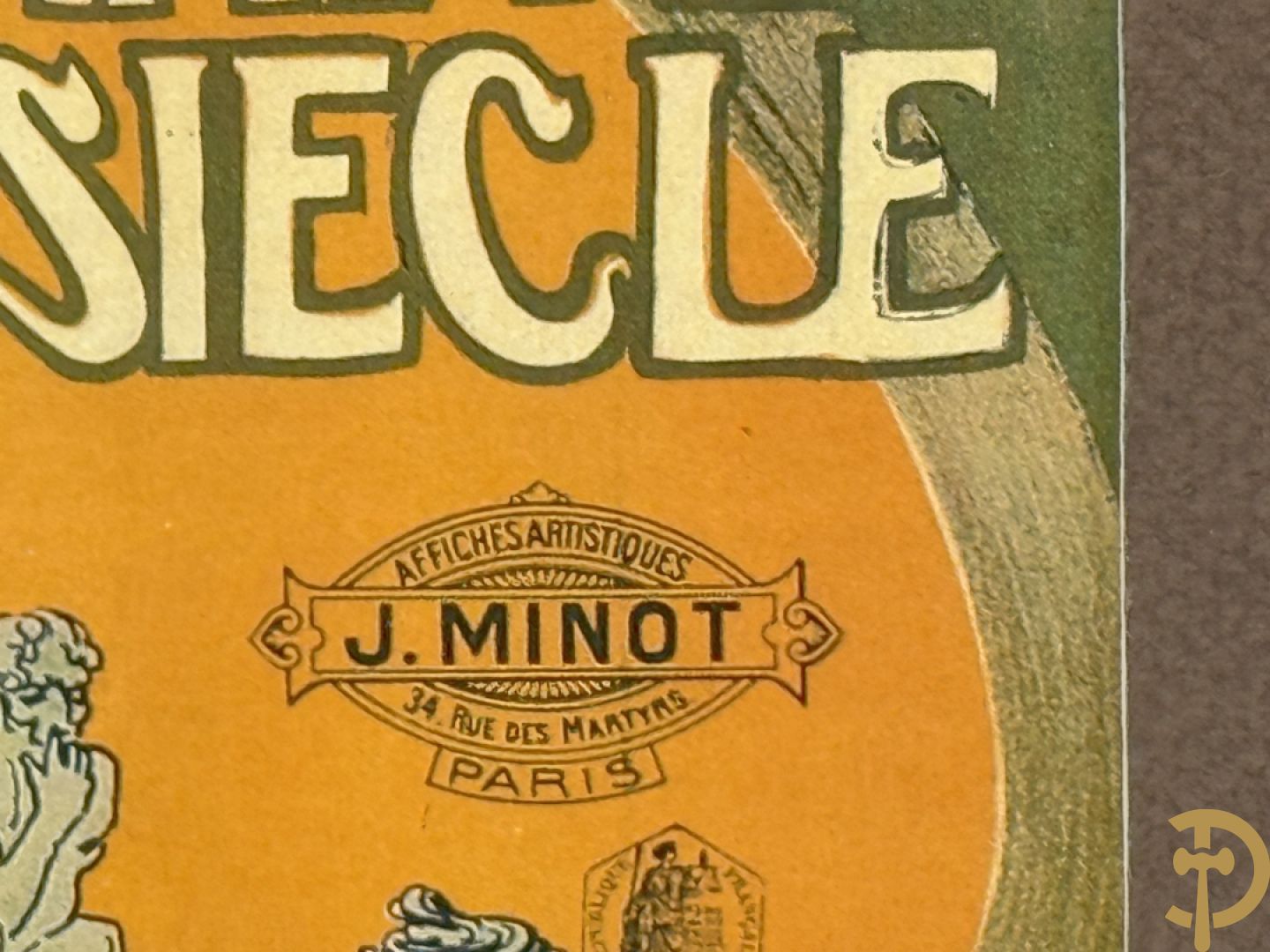 Drie ingelijste reclames/affiches 