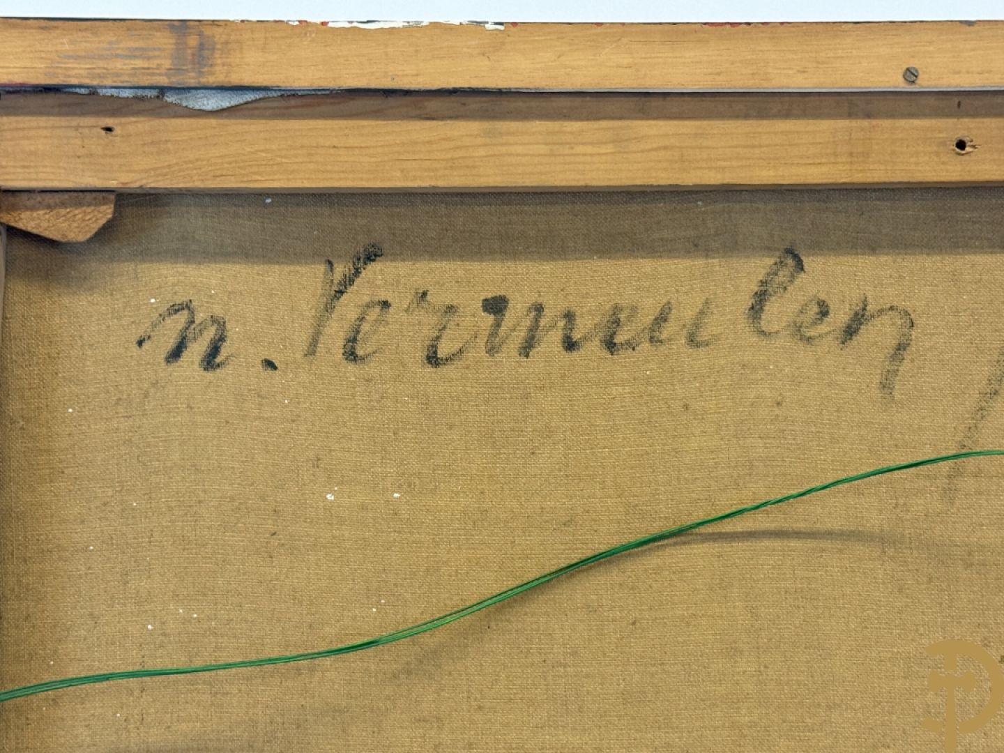VERMEULEN N. getekend verso 