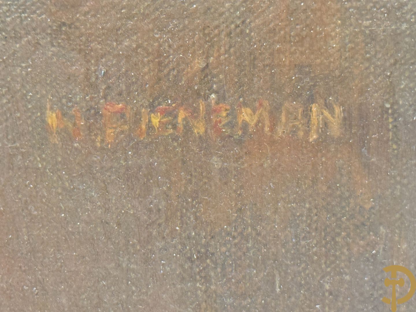 PIENEMAN N. getekend 