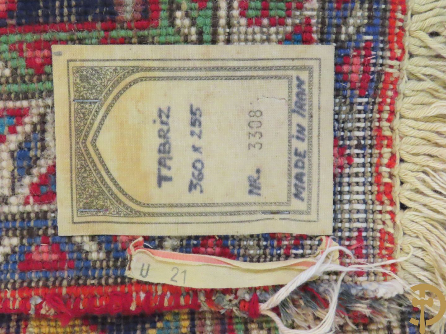 Oosters handgeknoopt tapijt Tabriz