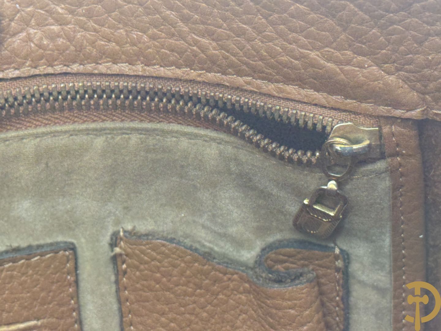Zwarte en cognackleurige replica Delvaux handtassen