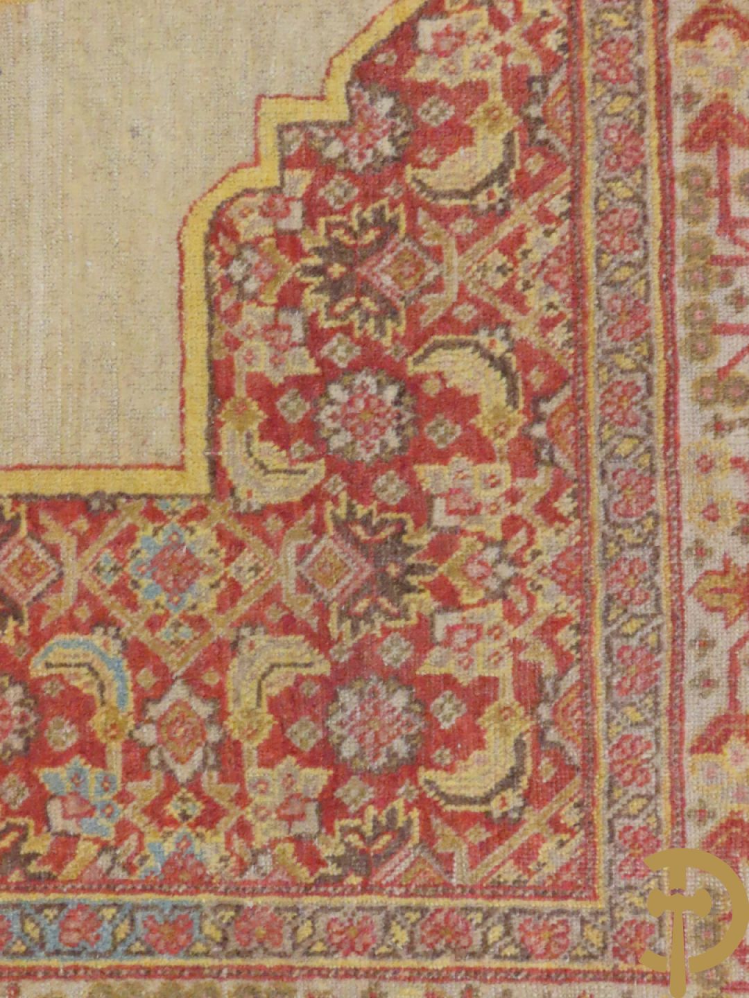 Perzisch handgeknoopt tapijt Tabriz Djaffer atelier (Maitre Djaffer) linnen en katoen, laat 19e