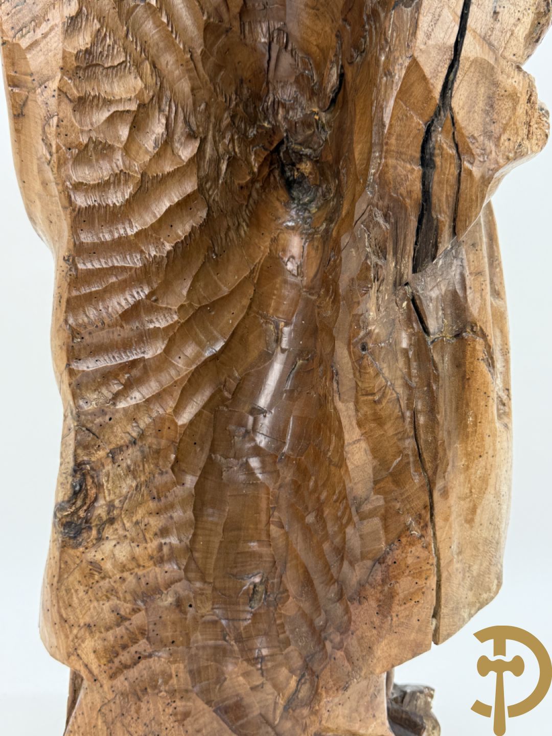 Houtgesculpteerd Mariabeeld, 18e