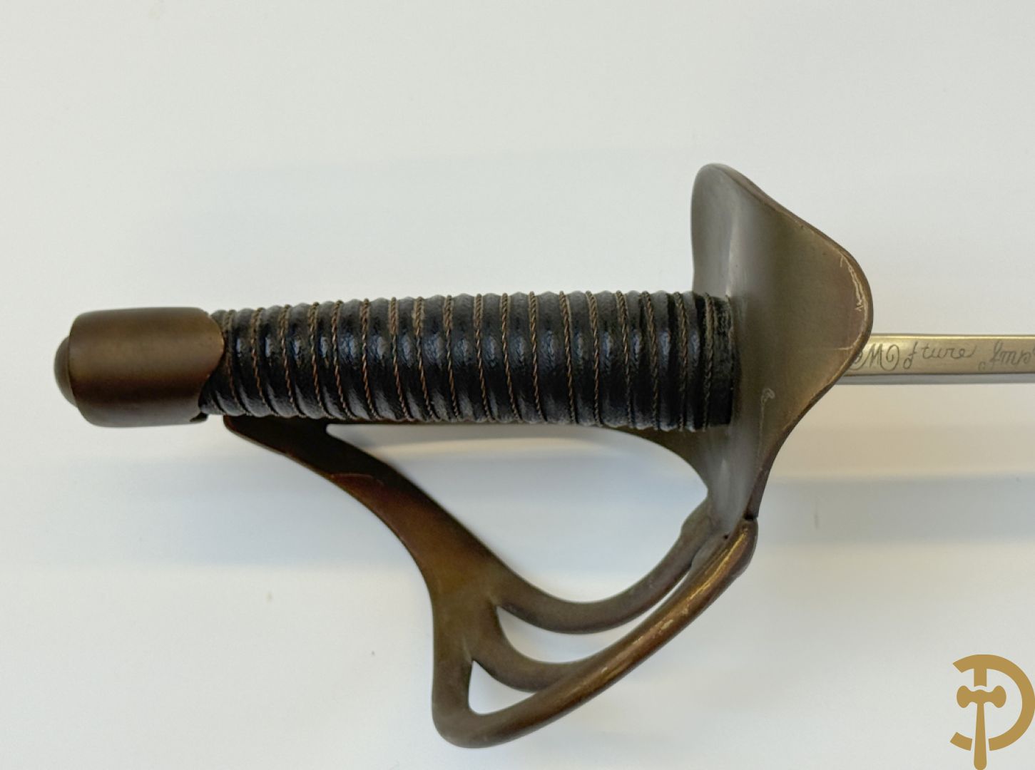 Franse Empire sabel met schede, gemerkt Manufacture Imperial du Klingenthal Octobre 1813