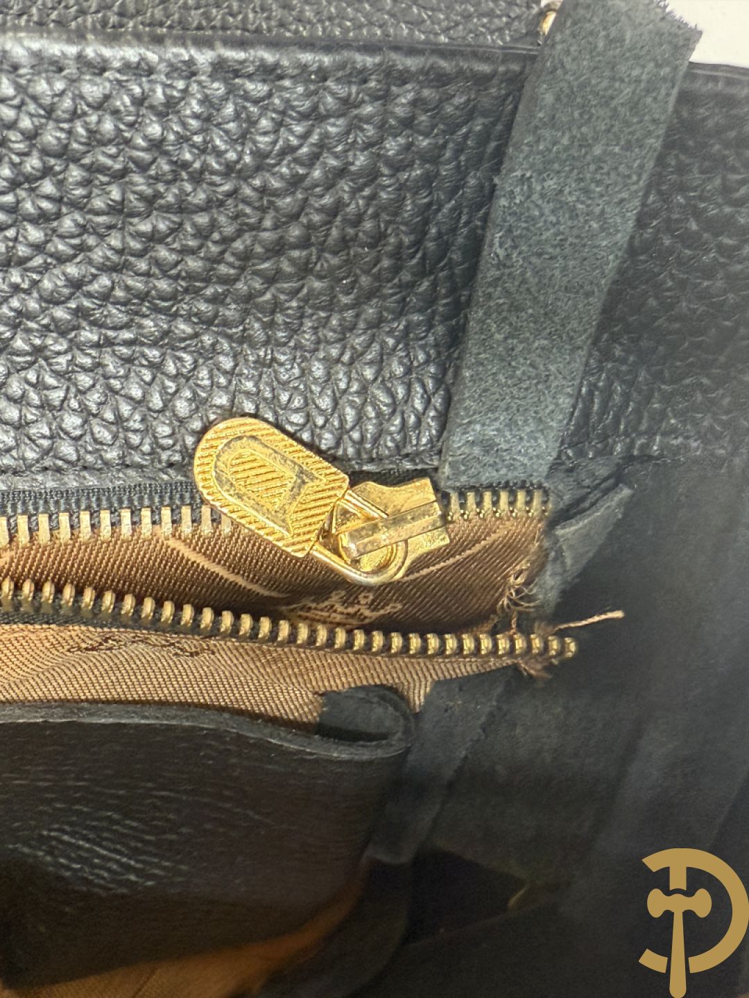 Zwarte en cognackleurige replica Delvaux handtassen
