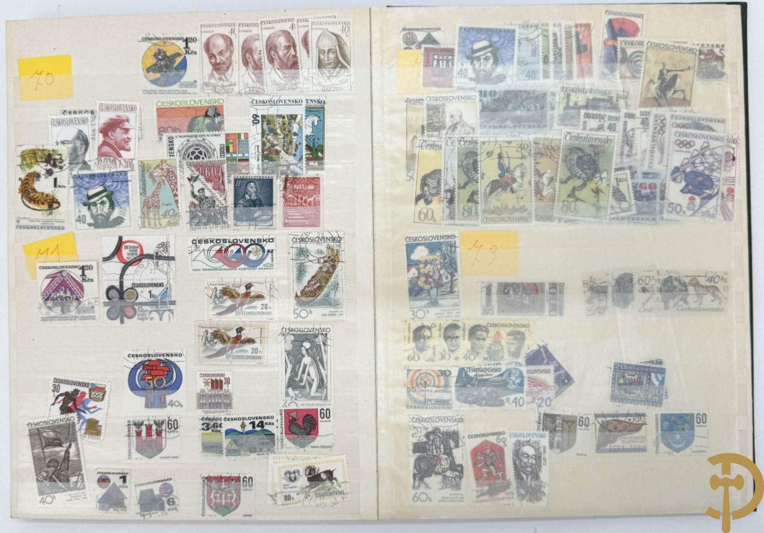 10 postzegelalbums van o.a. Duitsland, Congo, België, ... - Heel divers met veel zeldzame zegels
