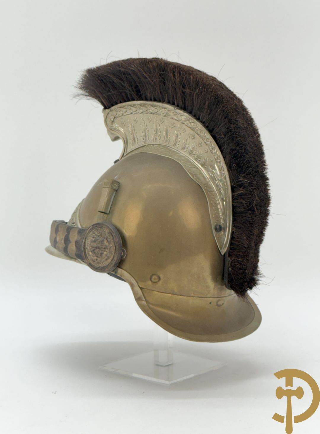 Koperen helm gendarme, model 1912