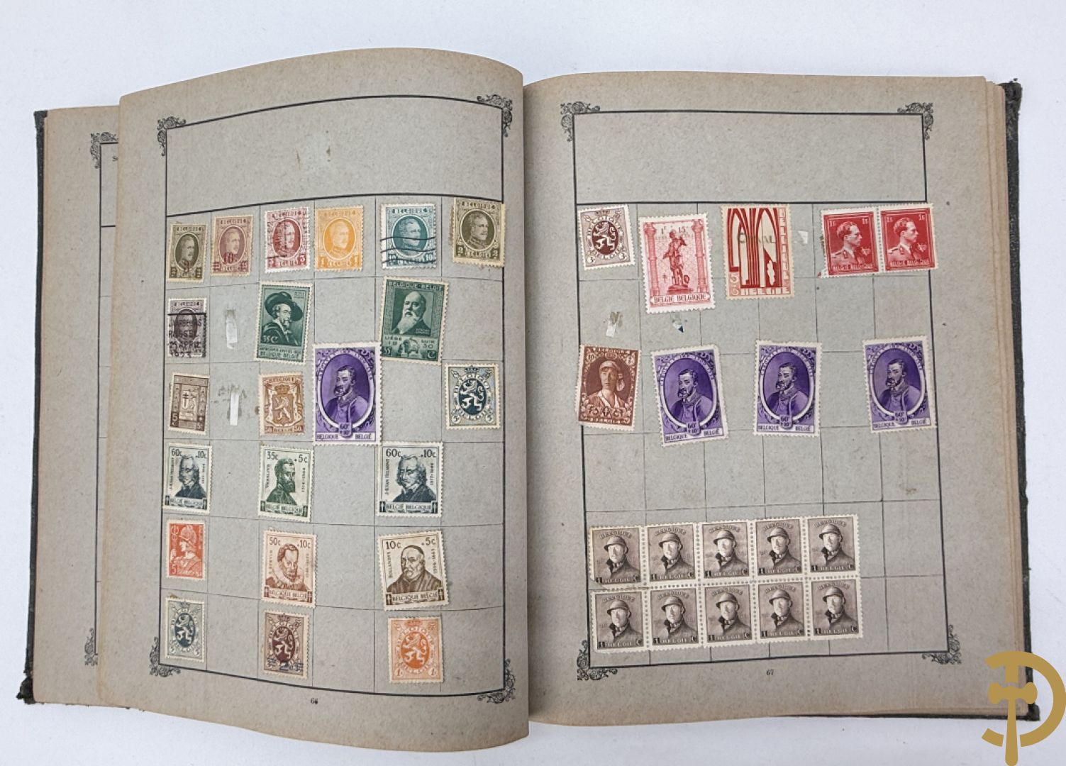 10 postzegelalbums van o.a. Duitsland, Congo, België, ... - Heel divers met veel zeldzame zegels