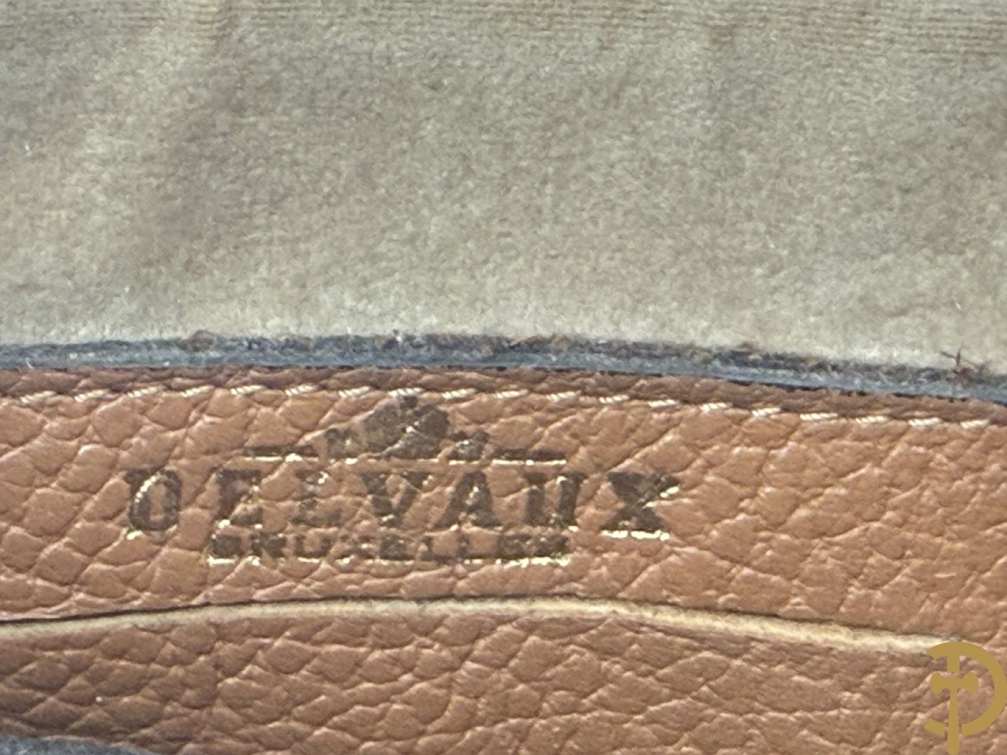 Zwarte en cognackleurige replica Delvaux handtassen