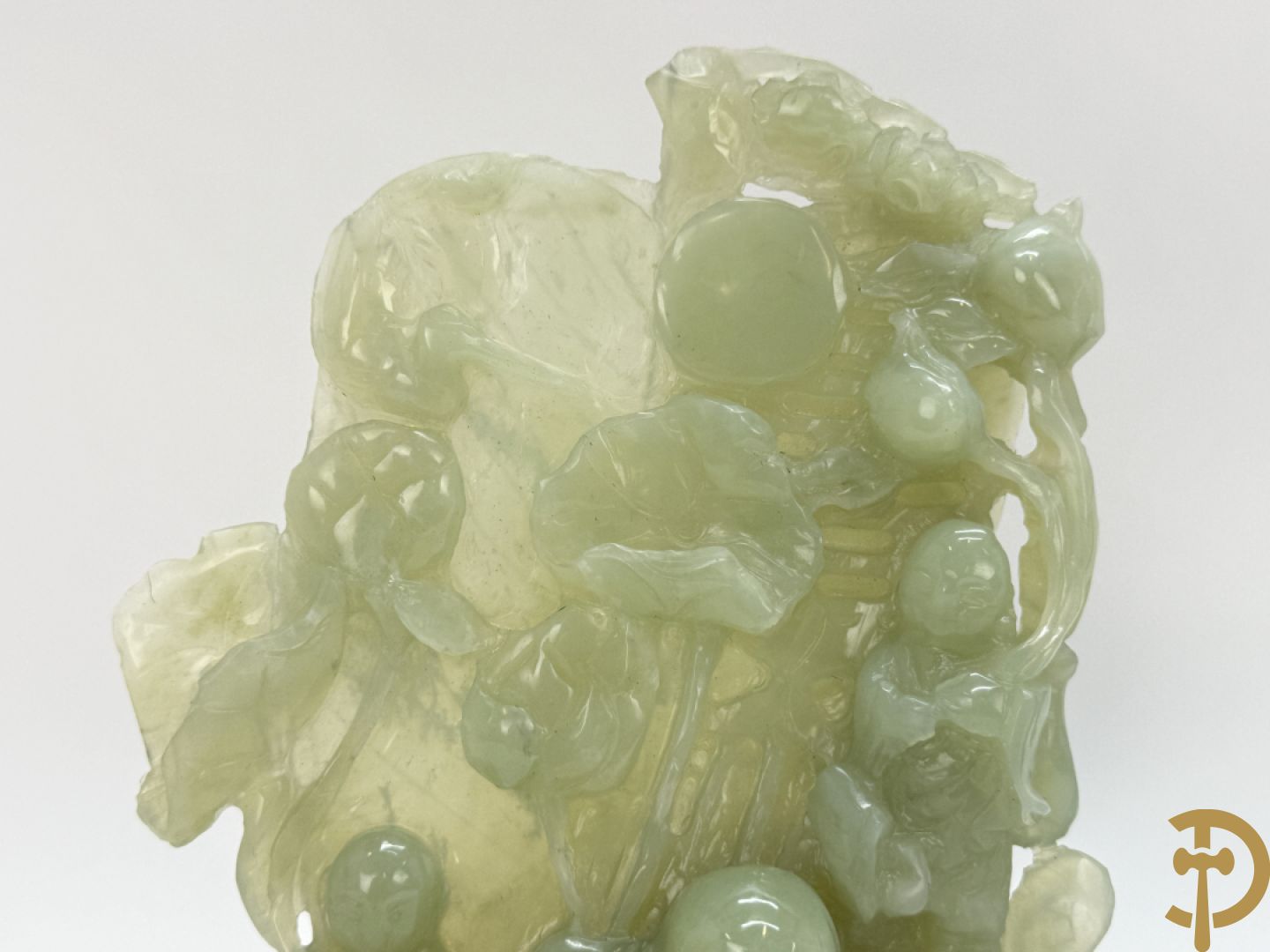 Aziatische sculptuur in jadeiet 