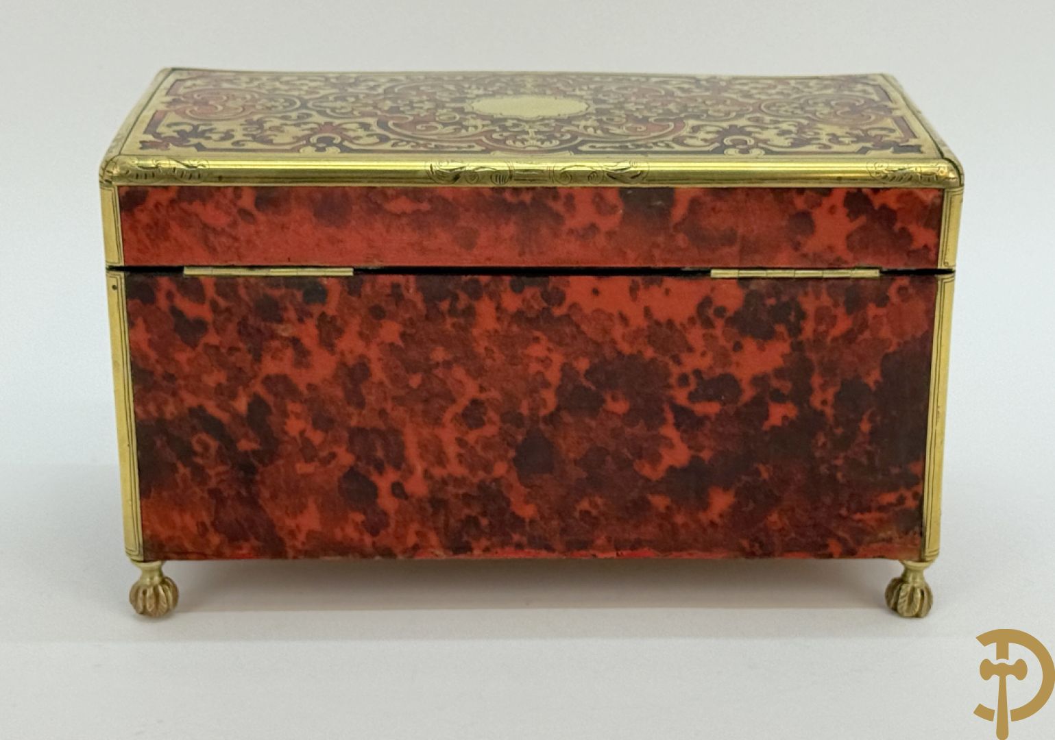 Theebox met koper en schildpad, Napoleon III