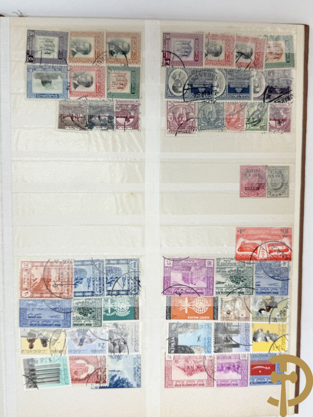 10 postzegelalbums van o.a. Duitsland, Congo, België, ... - Heel divers met veel zeldzame zegels