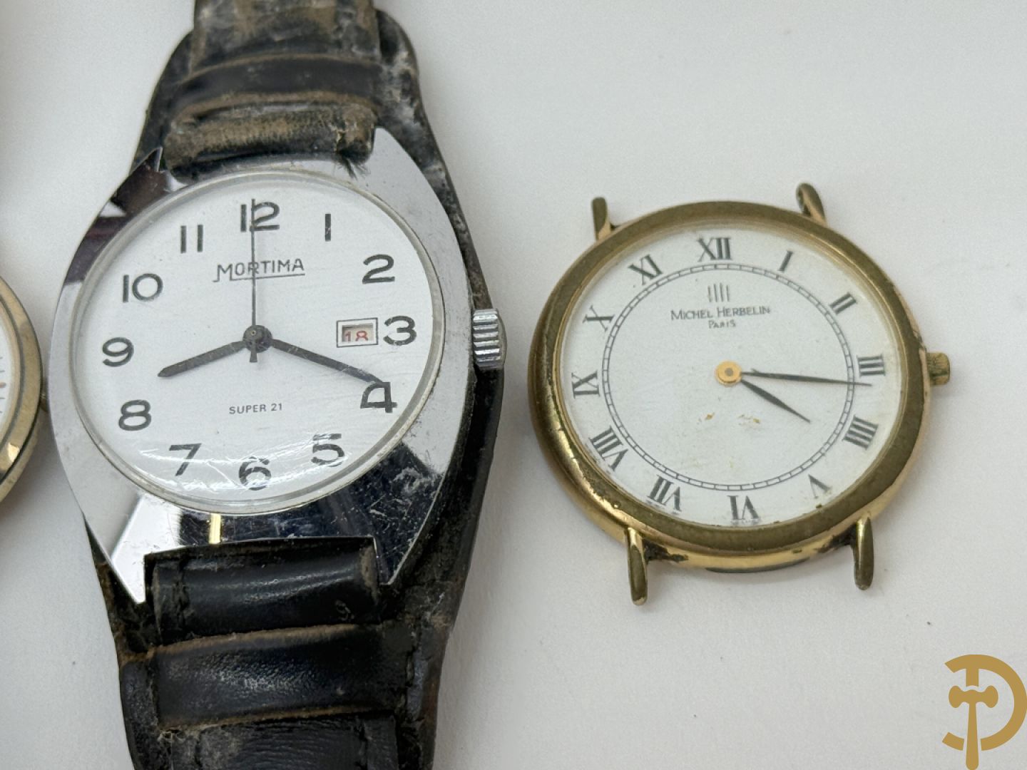 17 herenpolsbanduurwerken Tissot, Festina e.a.
